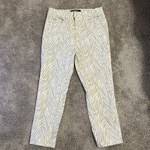 Zebra Print Super High Rise jeans